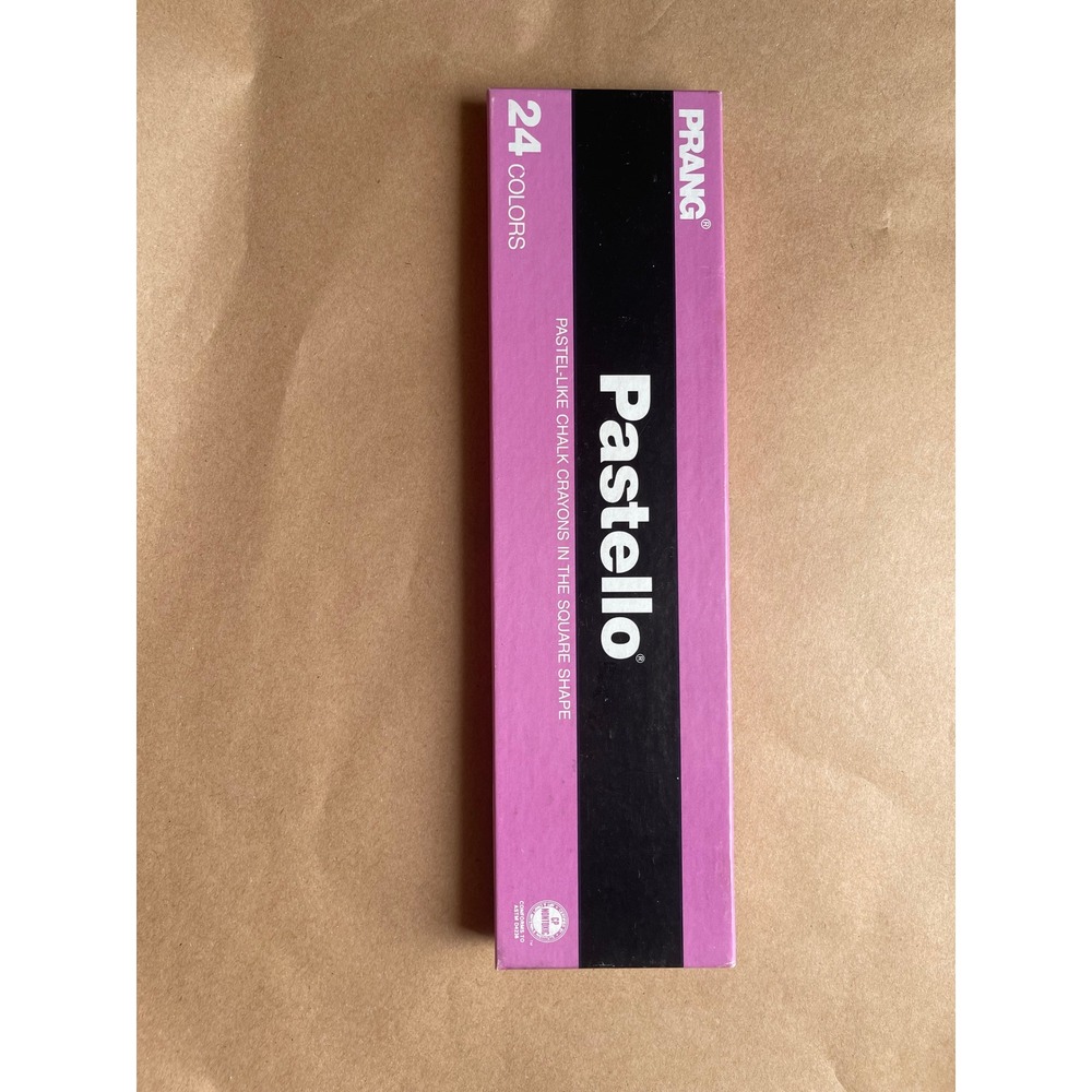 Prang Pastello 20 Colors Pastel Chalk Crayons Square Shape Dixon USA 1044-24